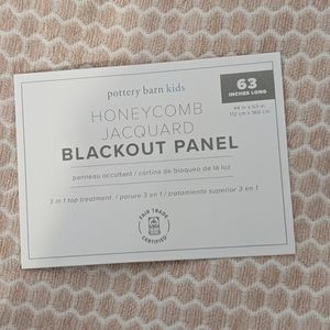 Pottery Barn Kids Honeycomb Jacquard Blush Curtain